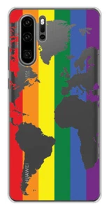 Coque en silicone imprimée compatible Huawei P30 Pro Map LGBT - Bild 1 von 3