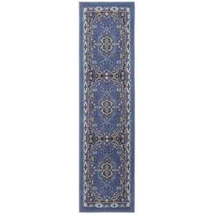 Country Blue 2x7 ft Long Runner Rug Indoor For Hallway Bedroom Kitchen Clearance - Picture 1 of 8