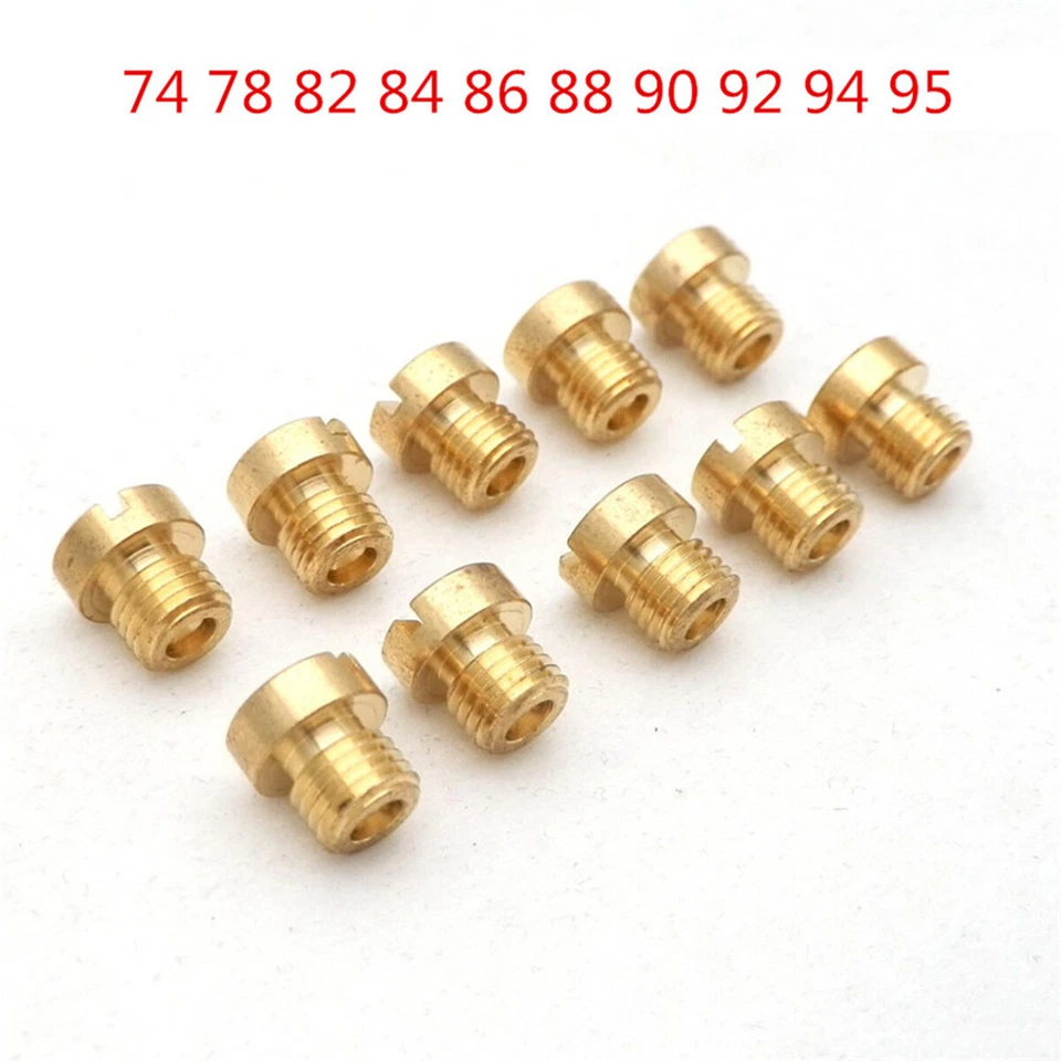 10pcs Carburetor Main Jet kit for   Carb 74 78 82 84 86 88 90 92 94 95 - Image 1 of 4