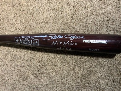 PETE ROSE REDS Autographed Bat Young Company Special edition JSA STICKER RARE - Image 1 of 4