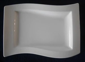Comme Neuf : Villeroy & Boch New Wave Grand Gourmet Plaque 33 x 24 Bord Incurvé - Picture 1 of 3