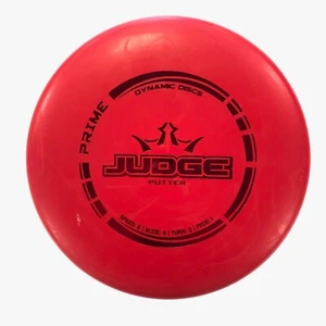 DISC GOLF DYNAMIC DISCS PRIME JUDGE PUTTER PUTT & APPROACH 173g RED RED FOIL - Picture 1 of 1