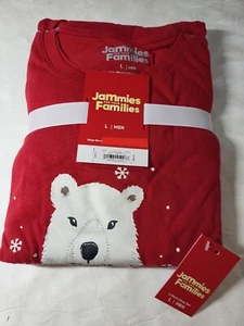 Jammies For Your Families Gr. L Herren Schlafanzug Set Eisbär - Bild 1 von 12