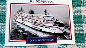 FAMOUS POST CARD QUEEN OF COWICHAN BC FERRIES.  - Picture 1 of 15