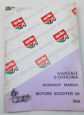 Manuale Di Riparazione Originale Aprilia Scooter 50 - Immagine 1 di 3
