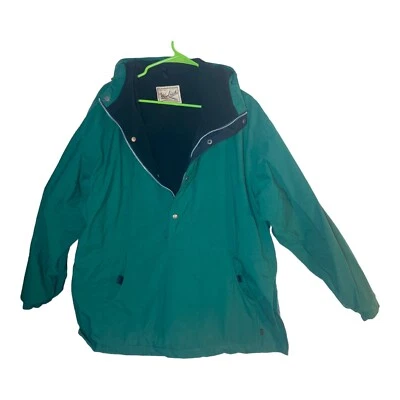 Vintage Woolrich Original Outdoorwear Men's L Pullover 1/2 Zip Coat Lined - Image 1 of 4