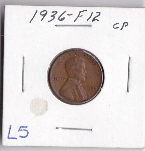 1936 Lincoln Cent L5 Cover