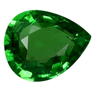 0.53 ct Incredible Pear Cut (6 x 5 mm) Un-Heated Green Tsavorite Garnet Gemstone - Picture 1 of 1