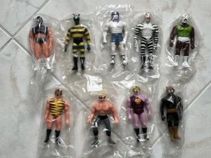 TIGER MASK SET L'UOMO TIGRE TOMY TIGER MAN SOFUBI ACTION FIGURE GASHAPON JAPAN - Foto 1 di 2