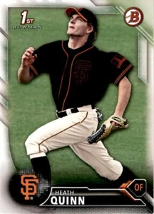 2016 1st Bowman BD44 Heath Quinn San Francisco Giants - Picture 1 of 1