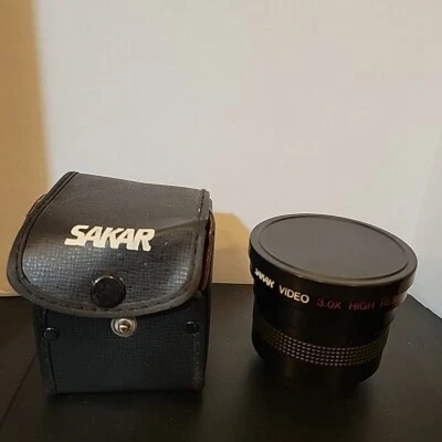 Sakar video 3.0x High Resolution Telephoto Lens Made in Japan - Image 1 of 4
