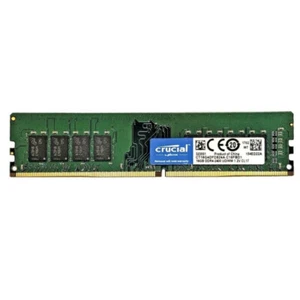 New Crucial 16GB DDR4 2400MHz PC4-19200 288-Pins UDIMM Memory Ram CT16G4DFD824A - Picture 1 of 3