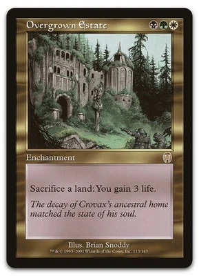Overgrown Estate #113 (LP) Apocalypse APC Magic MTG - Image 1 of 2