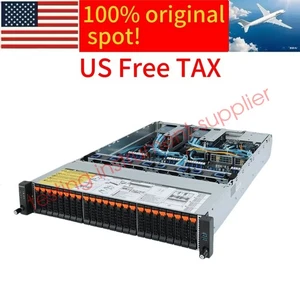 Gigabyte Rack Server R282-Z92 24x U.2 2x 2.5" 2x 1600W For AMD EPYC No Disk /RAM - Picture 1 of 5