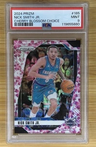 2024-25 Panini Prizm Nick Smith Jr. Choice Cherry Blossom #12/20 CASE HIT PSA 9 - Picture 1 of 2