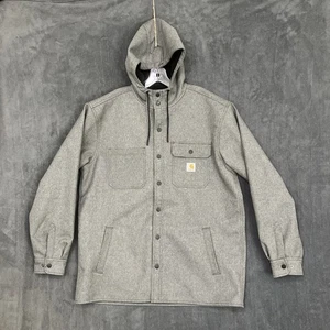 Giacca Carhartt Rain Defender uomo grande vestibilità rilassata pesante cappuccio camicia - Foto 1 di 18