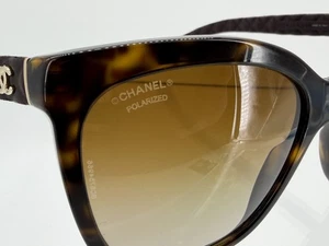 Nuevas gafas de sol Chanel polarizadas sin etiquetas 5288-Q c.714/S9, 57-18-140 serializadas - Imagen 1 de 15