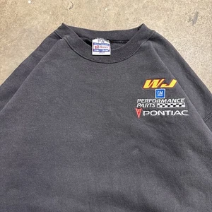 Vintage Pontiac Sweatshirt Mens XL Black 90s Racing Performance Ford Chevy USA - Picture 1 of 7