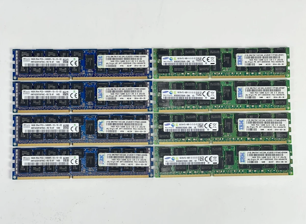 IBM 16GB DIMM メモリ Preços baixos em Memória SDRAM IBM 16GB DDR3 | eBay