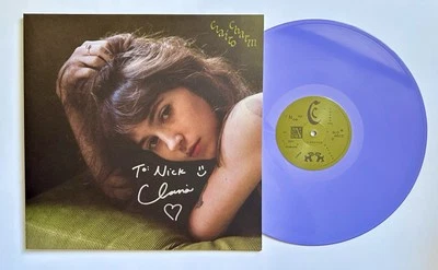 Clairo SIGNED Vinyl LP Charm PURPLE Colored AUTOGRAPHED ON JACKET New Rare - Image 1 of 4