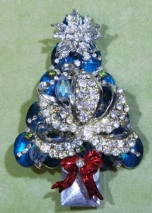 Spillo di Natale vintage fatta a mano - Foto 1 di 8