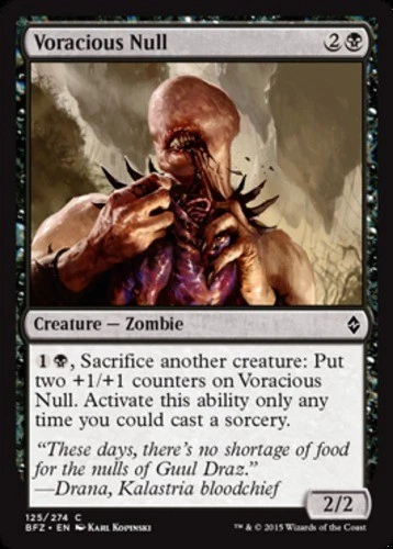 Voracious Null - Battle for Zendikar #125/274 MTG Magic The Gathering - Image 1 of 1