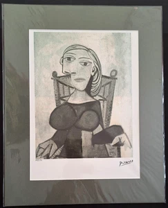 Pablo Picasso - 50x40 cm mit einem hochwertigen Passepartout Nr.114/250 - Bild 1 von 3