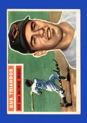 Коллекционные бейсбольные карточки 1956 Topps Set-Break No 80 Gus Triandos EX-EXMINT *GMCARDS* - Изображение 1 из 2