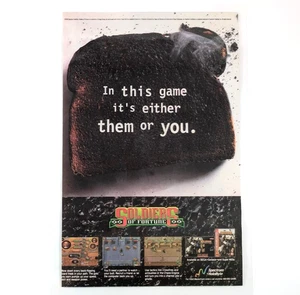 Soldiers of Fortune 1993 Sega Genesis SNES Laminated Video Game Ad - Picture 1 of 7