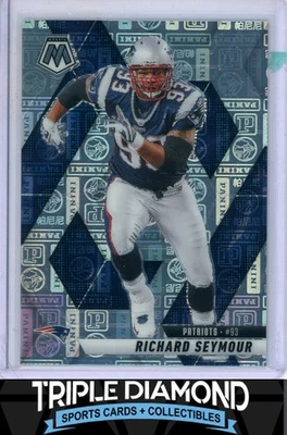 2025 Panini Mosaic Richard Seymour Silver Knight Prizm #078/149 Patriots N708 - Image 1 of 2