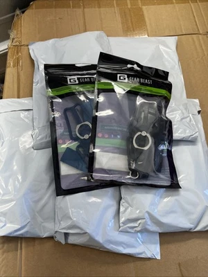 Gear Beast Bandolera Teléfono Cordón y Jaula Soporte con Anillo PACK 10 Azul+Negro Foto 1 de 3