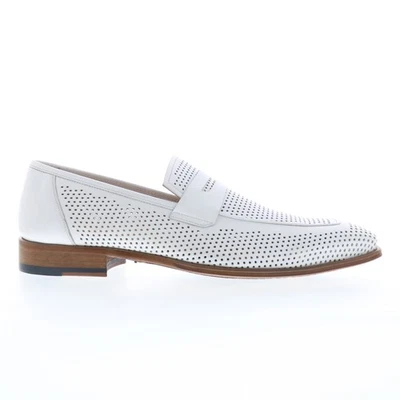 Mocasines y zapatos sin cordones Mezlan Gianni 20296 de cuero blanco para hombre 9 Foto 1 de 4