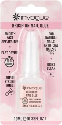 U200EINVOGUE Invogue Brush on Nail Glue 10 ml