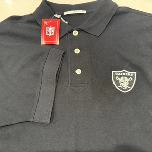 Cutter And Buck NFL Raiders Polo Herren Schwarz Größe XL NEU mit Etikett - Bild 1 von 5