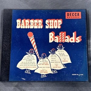 Barber Shop Ballads Various 1940 Vintage 10" Vinyl 4 Record Box Set Decca 78rpm - Picture 1 of 15