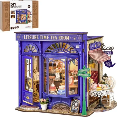 DIY Miniature House Kit Bakery Diorama House Tiny House Kit for Adults Mini - Image 1 of 4