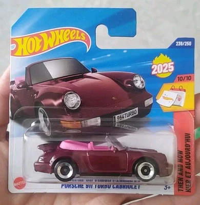 Hot Wheels Porsche 911 Cabriolet 1:64 First Edition Case P 2025 - Immagine 1 di 4