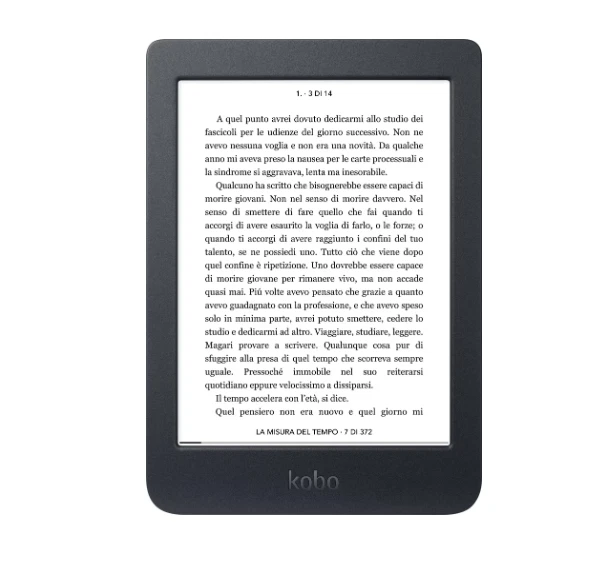Kobo Nia lettore e-book Touch screen 8Gb Wi-Fi Nero - Immagine 1 di 2