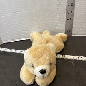 Peluche ours marron clair 8" vintage BJ Toys - Photo 1/9