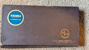 Scrabble Board Game Selchow Righter SelRight Complete USA Vintage 1953 - Picture 1 of 4