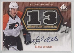 2010-11 SP Game Used Edition Significant Numbers /13 Daniel Carcillo #SN-DC Auto - Picture 1 of 3
