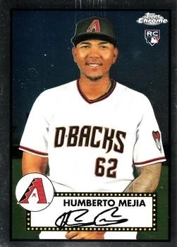 Humberto Mejia 2021 Topps Chrome Platinum Anniversary #136 RC Diamondbacks - Image 1 of 2