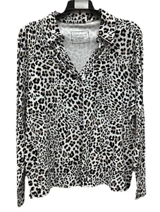Charter Club Pullover Animal Print V-Ausschnitt XL 1119-06 - Bild 1 von 3