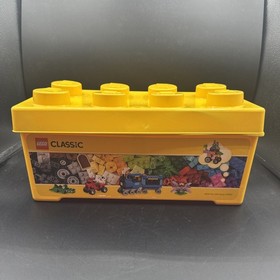 Lego Classic Large Yellow Block Storage Container 8 Stud Bin 10696 Empty
