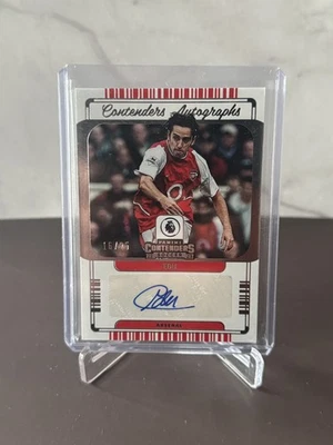 2022-23 Panini Chronicles Contenders Edu Silver Auto/25 #CA-EDU Arsenal Fútbol Foto 1 de 2