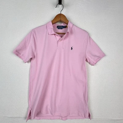 Polo Ralph Lauren Manga Corta Azul Marino Poni Malla Rosa Juvenil L (14-16) Foto 1 de 4
