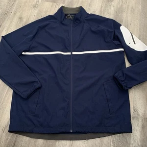 Holloway Weld Jacket 229543 Mens Sz XL Long Sleeve Navy Blue Light Golf Stretch - Picture 1 of 8