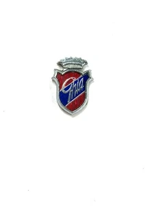 Vintage Pequeño Ghia Ford Metal Cromado Ghia Emblema Ornamento Logo - Imagen 1 de 6