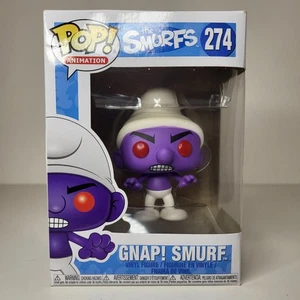 Funko Pop Animazione I Puffi Gnap Viola Puffo Vinile #274 Con Scatola - Foto 1 di 6