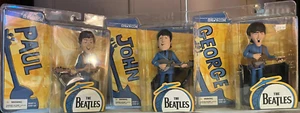 RARE LOT The Beatles Cartoon Figures McFarlane Toys Set of 3 NEW GOOD COND - Picture 1 of 10